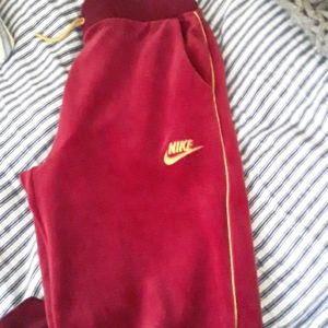 Nike velour sweats